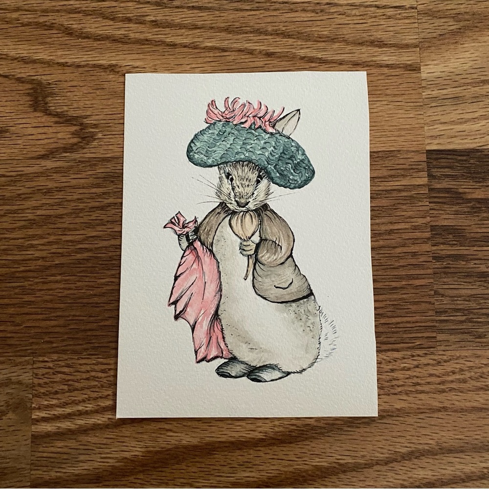 Beatrix Potter Benjamin Bunny print